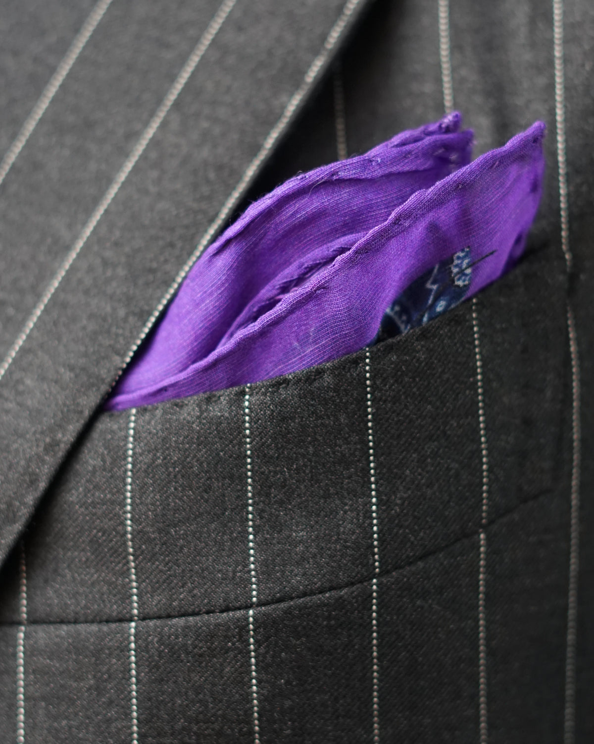Viola Silk Pocket Square