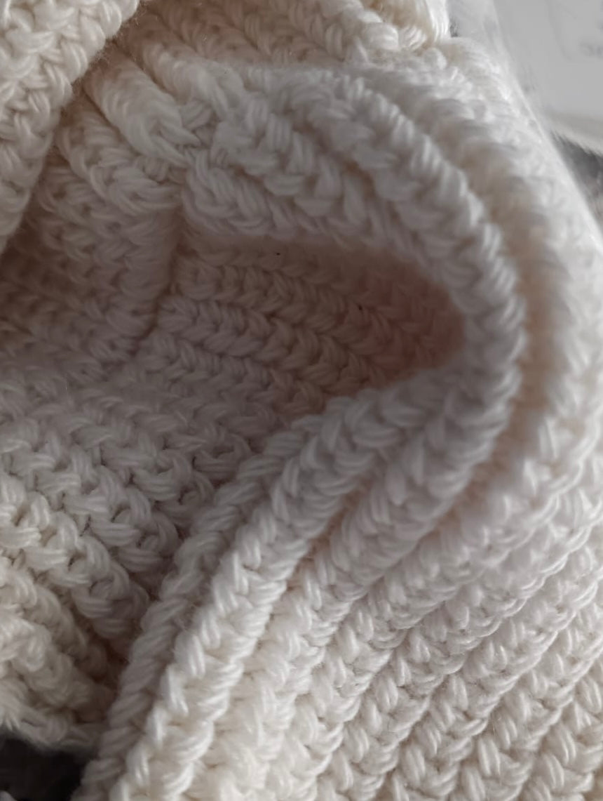 Giacca Double Breasted Cream 50% Cotton/50% Wool