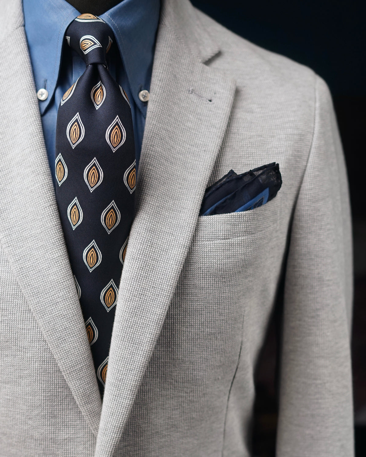 Mandorla Silk Necktie (Not perfect but worth it)