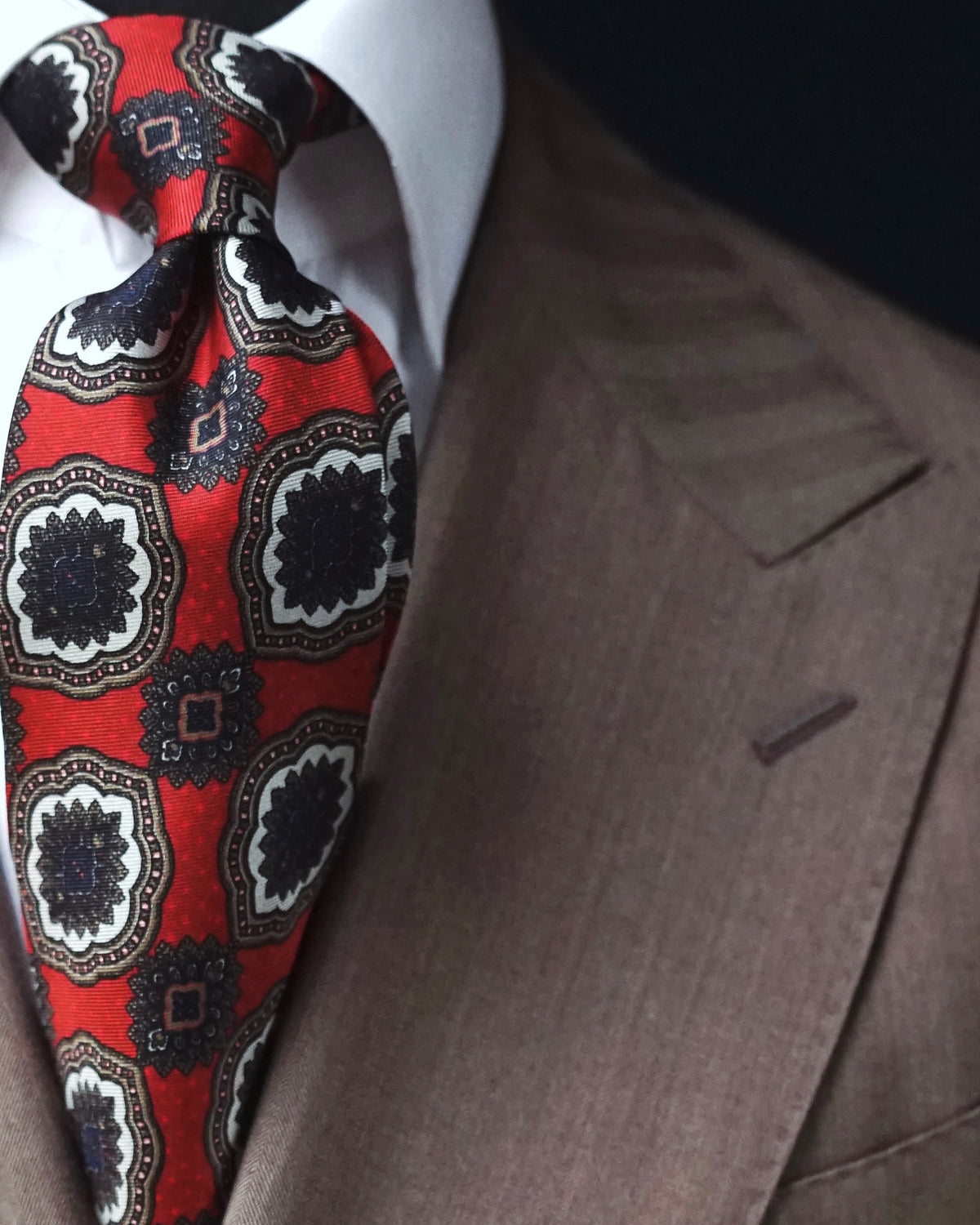 Marietta Retro Silk Necktie