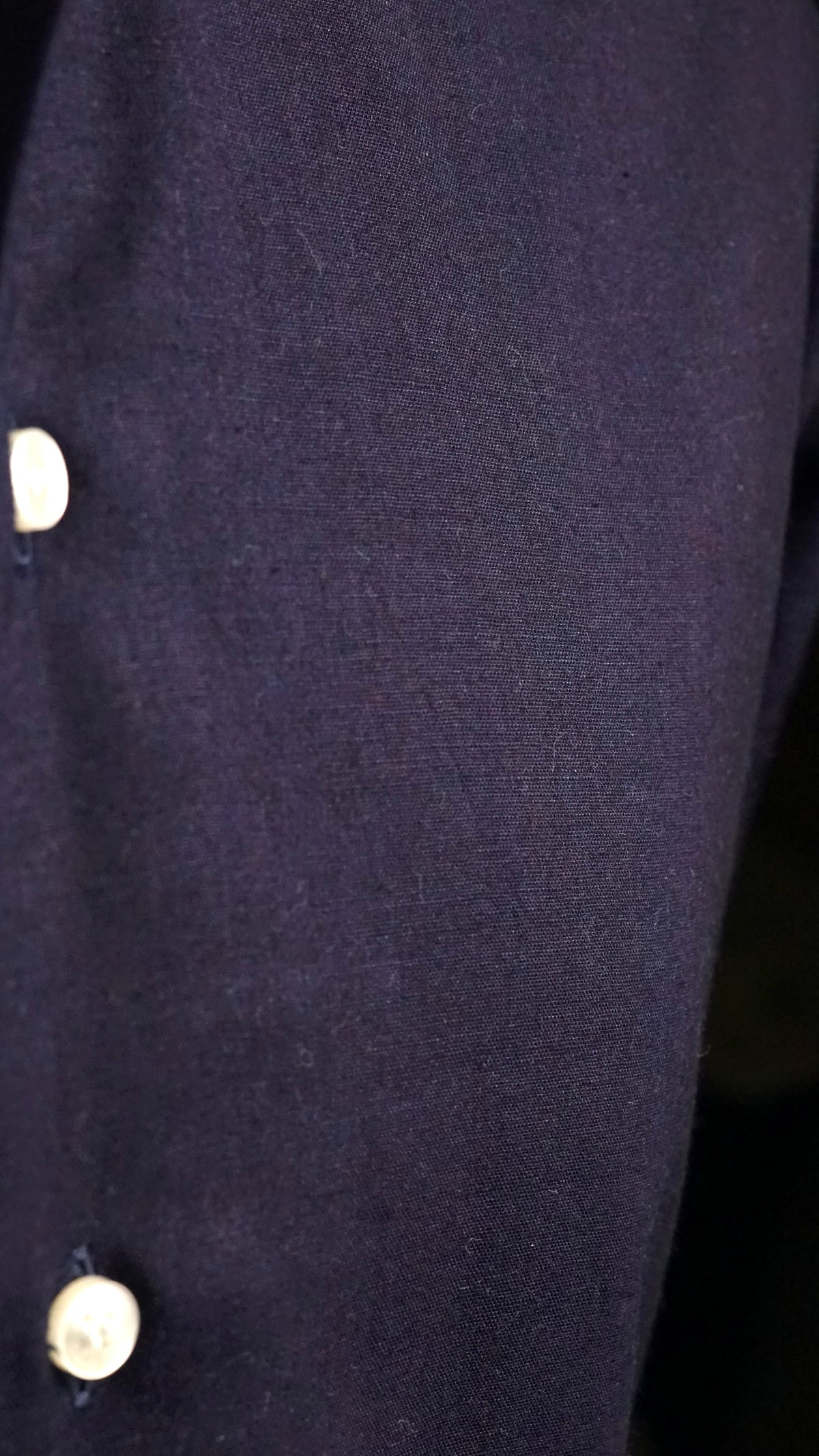 Kurabo Indigo Denim Classic Collar Dress Shirt MTO