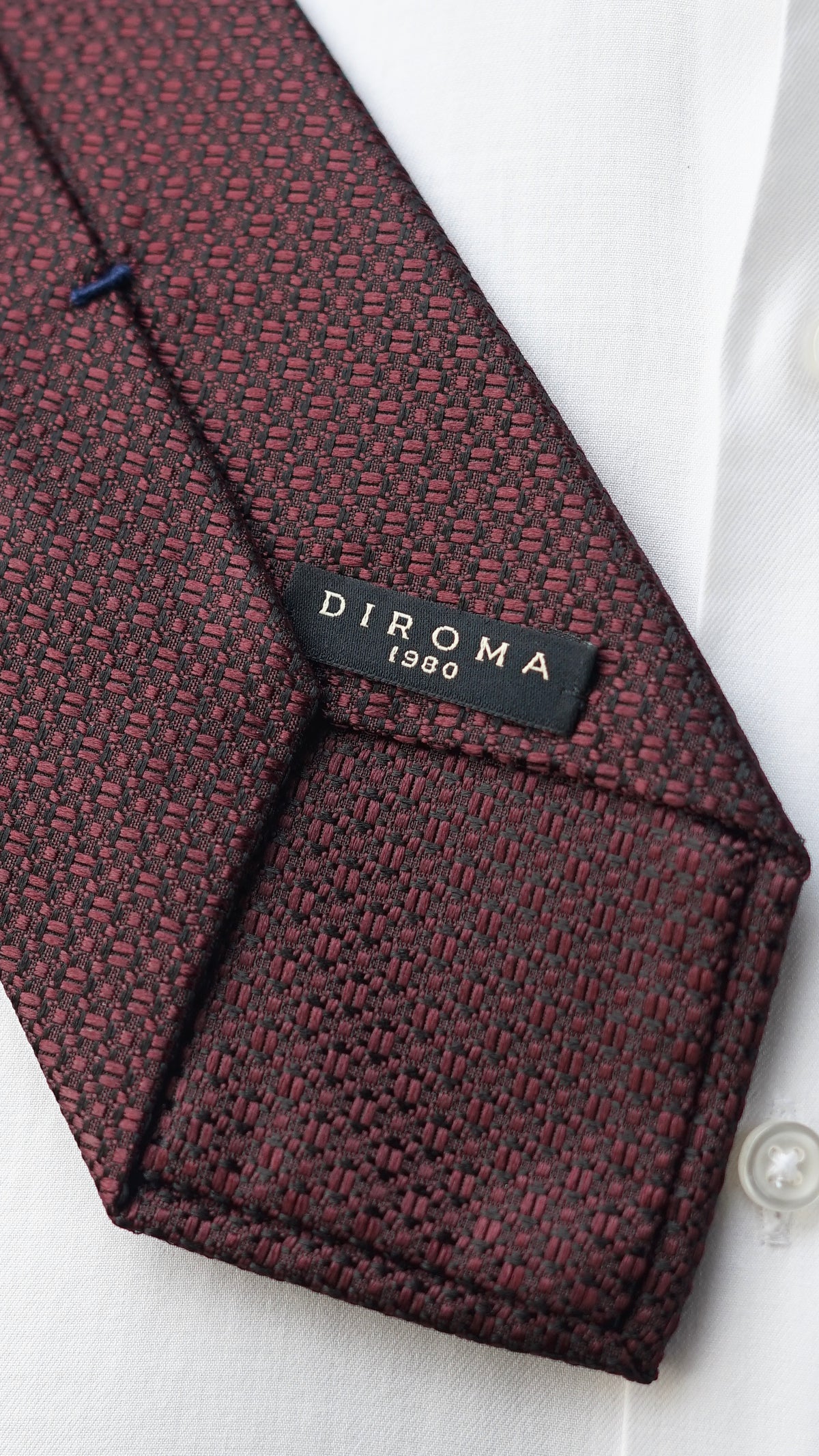 Burgundy Silk Necktie