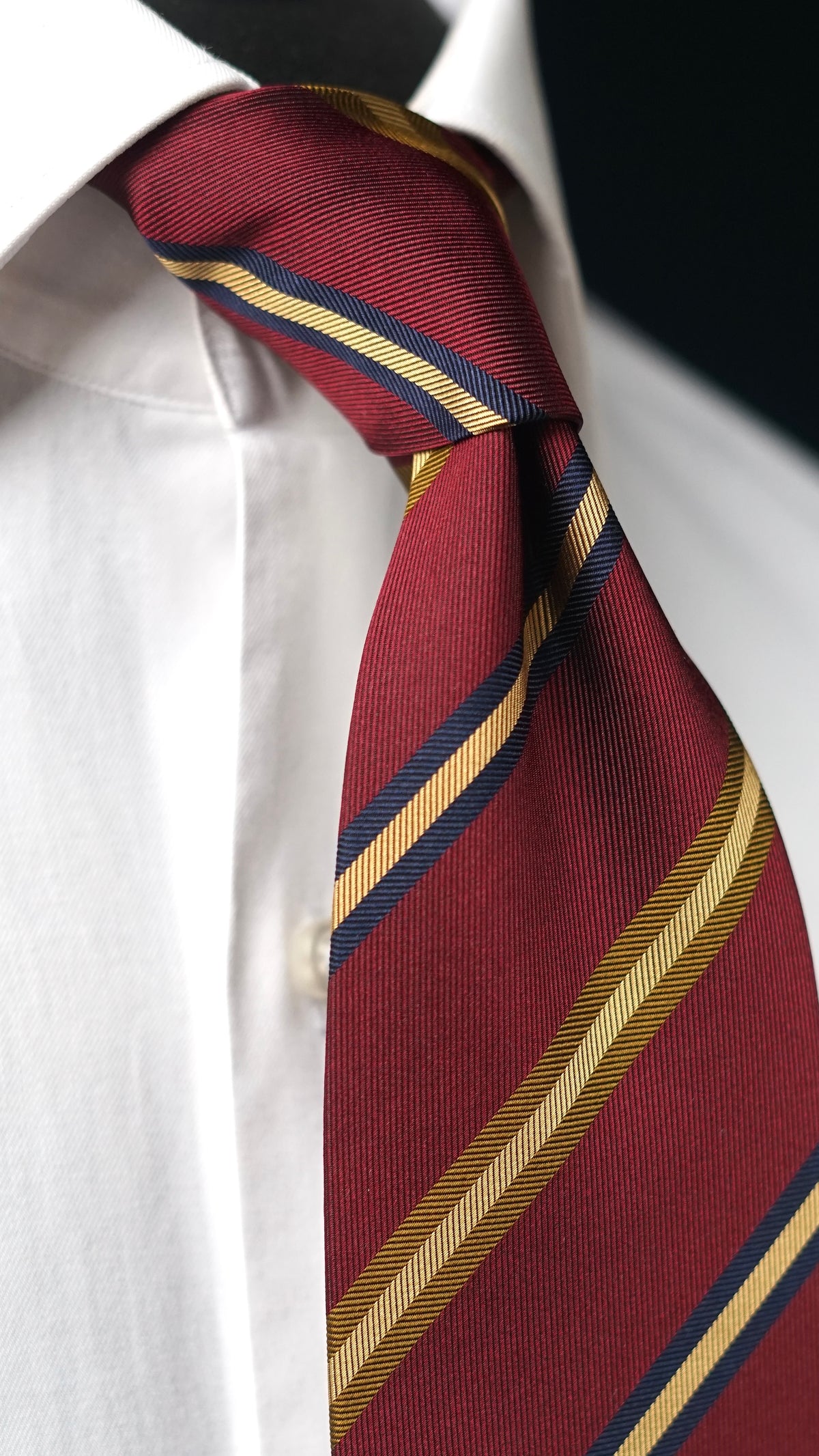 Bespoke Passita Rossa Silk Necktie