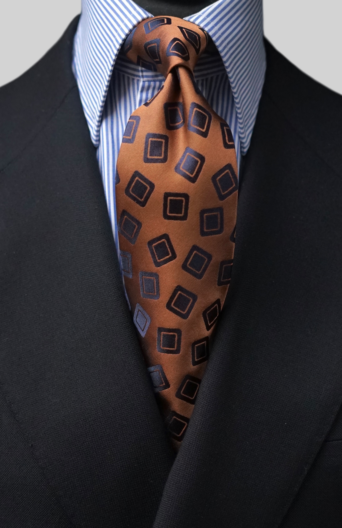 Tiziana Bronzo Silk Necktie
