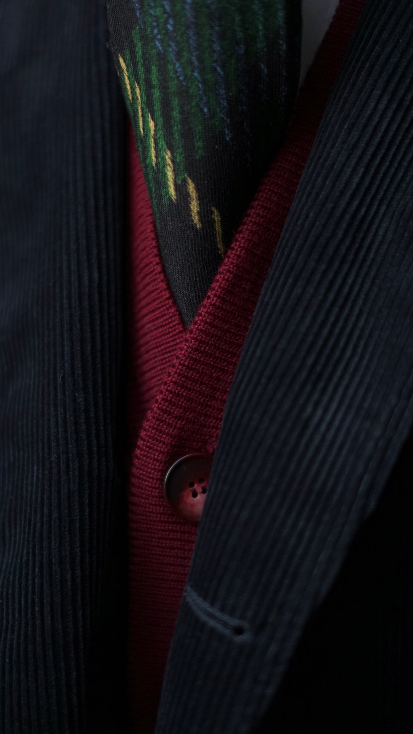 Tito Bordeaux Cardigan