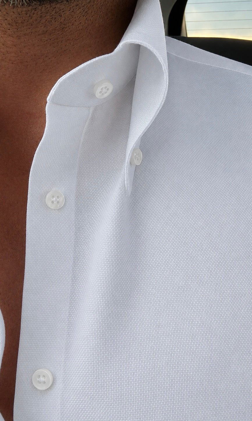 Royal White Oxford Shirt MTO