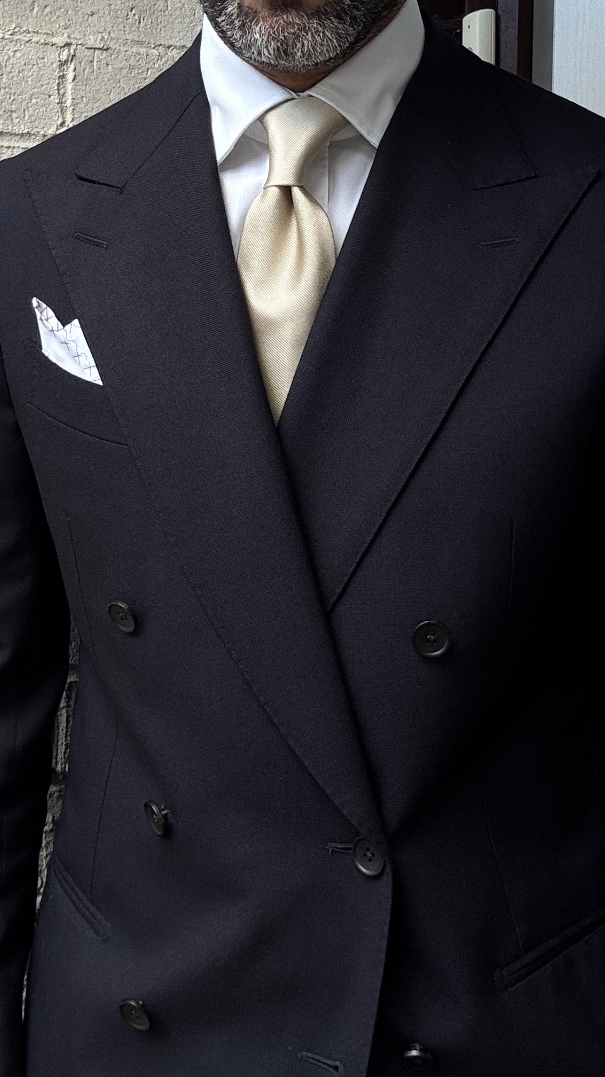 Buttercream Solida Silk Necktie