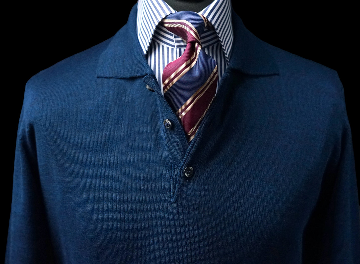 INDIGO Polo Neck
