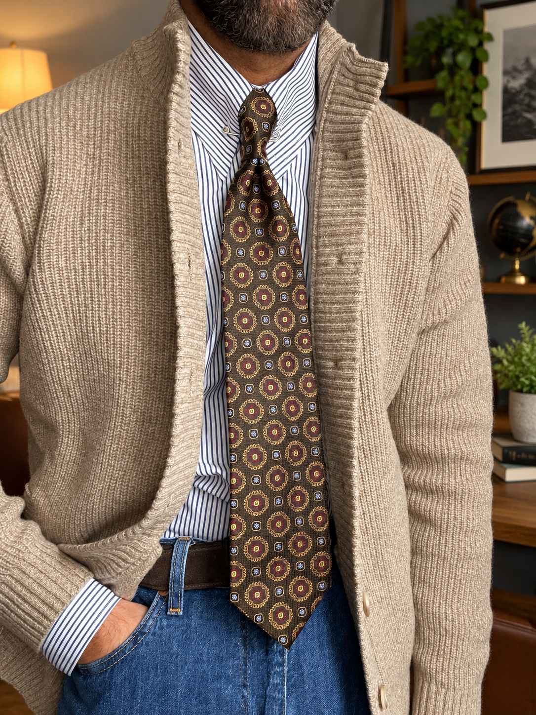 Gignese 1940 Collar Cotton Dress Shirt MTO