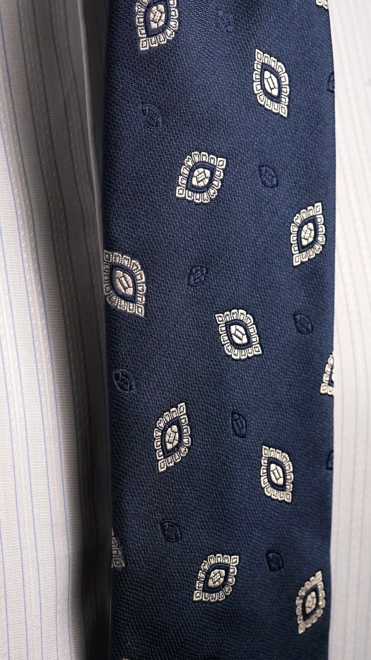 Pagota Navy Silk Necktie