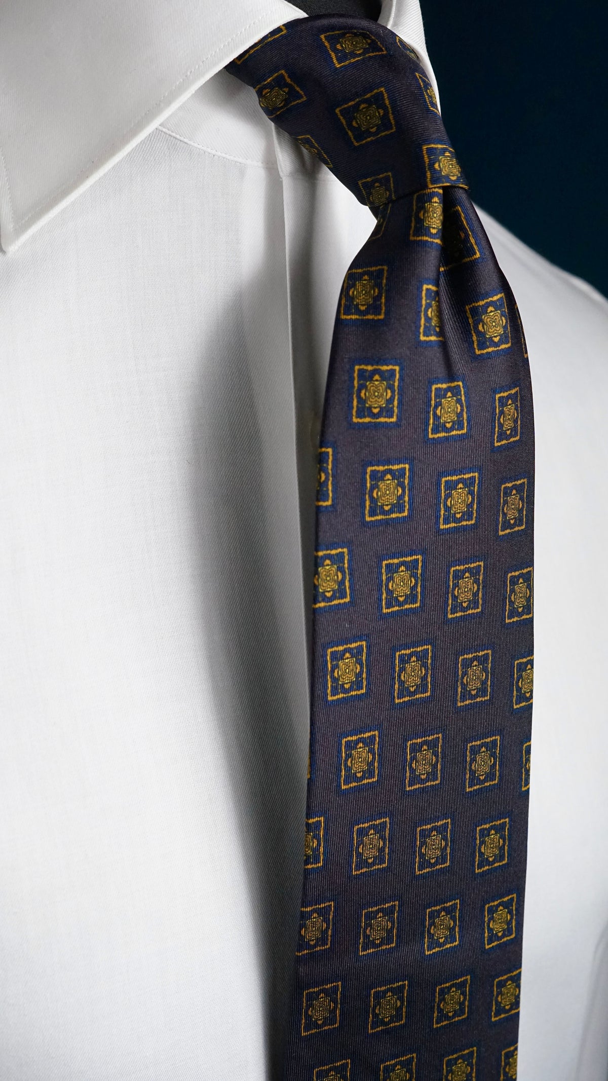 Karina Purple Silk Necktie