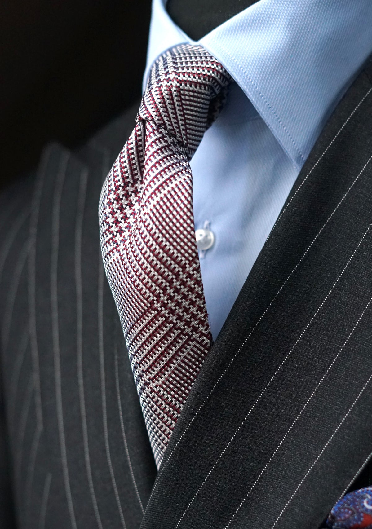 Rosanna Glen Hard Finish Silk Necktie