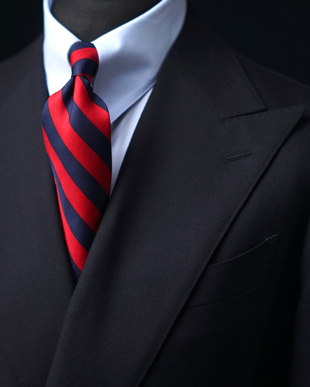 Spear Point Tab Collar Twill Dress Shirt MTO