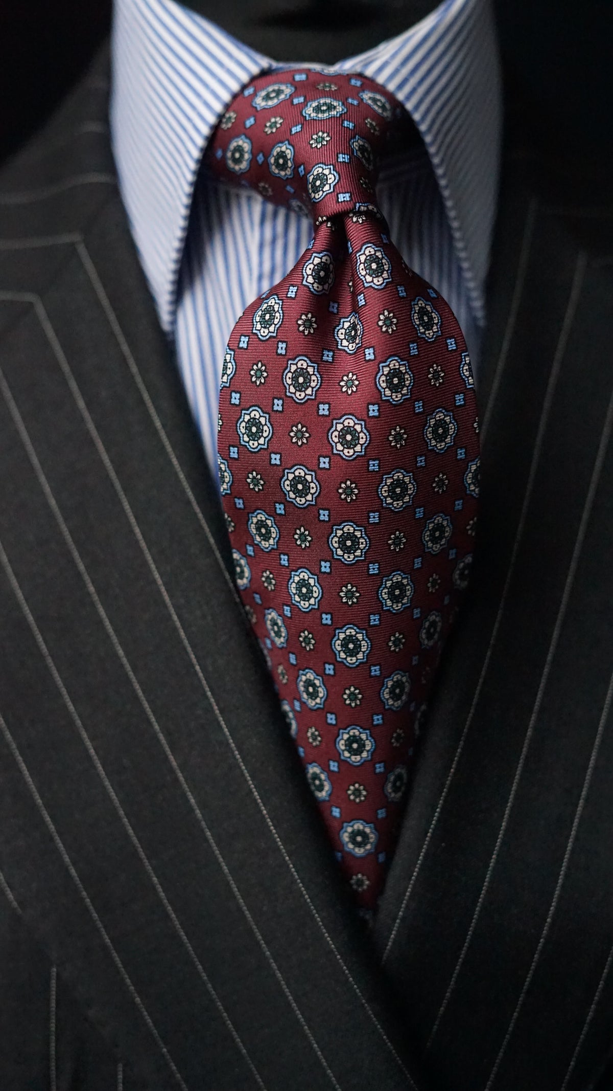 Romina Red Silk Necktie