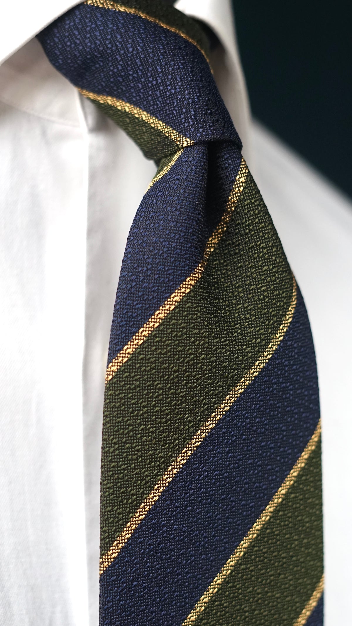 Bespoke Talissia Green Silk Necktie