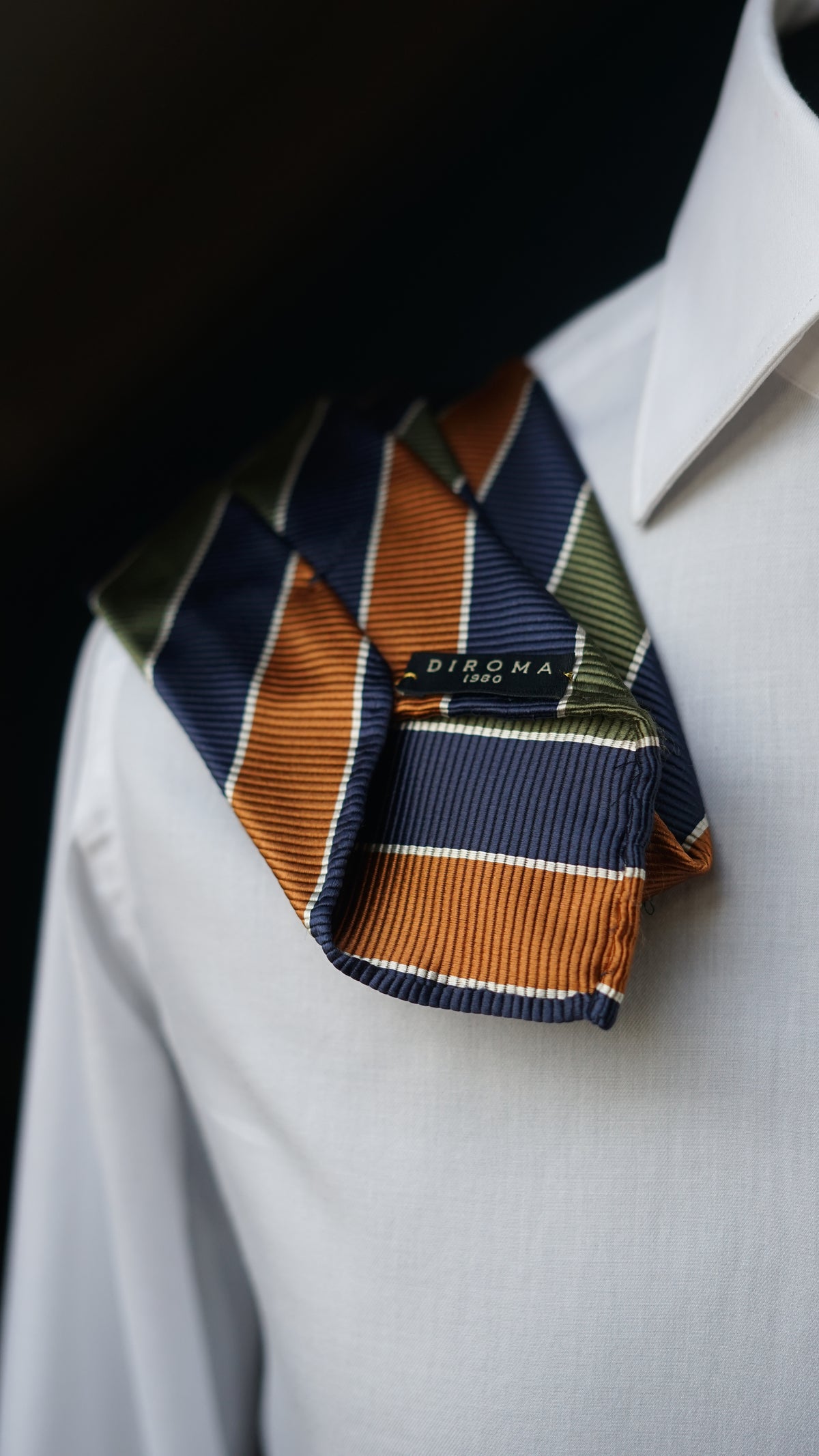 Bespoke Mogador Silk Necktie