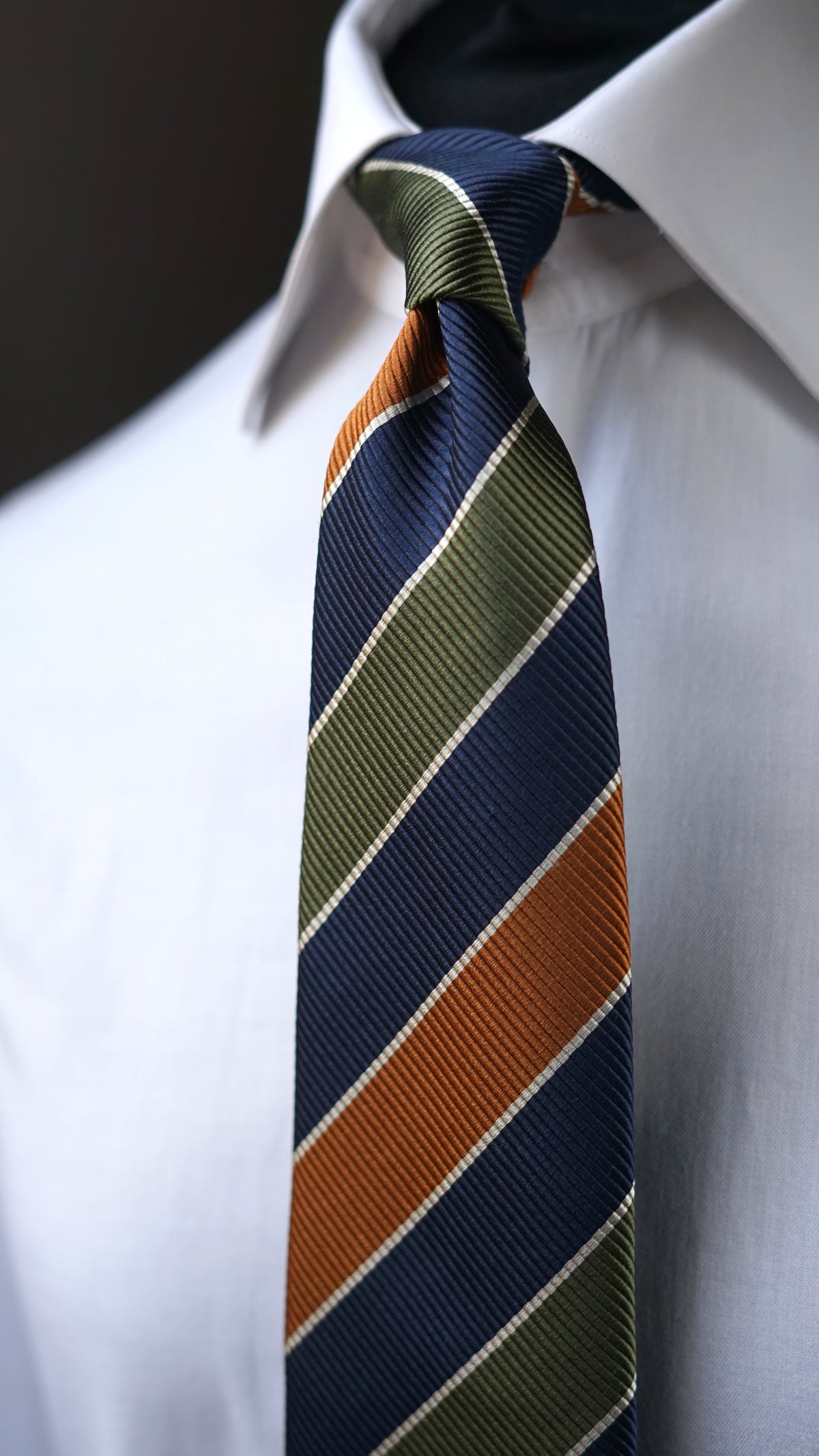 Bespoke Mogador Silk Necktie