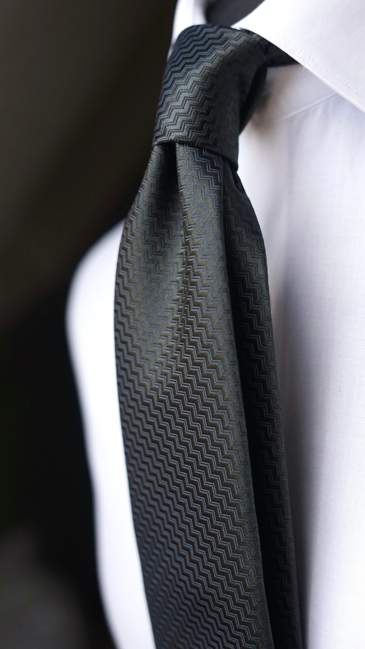 Bespoke Riga Green Silk Necktie
