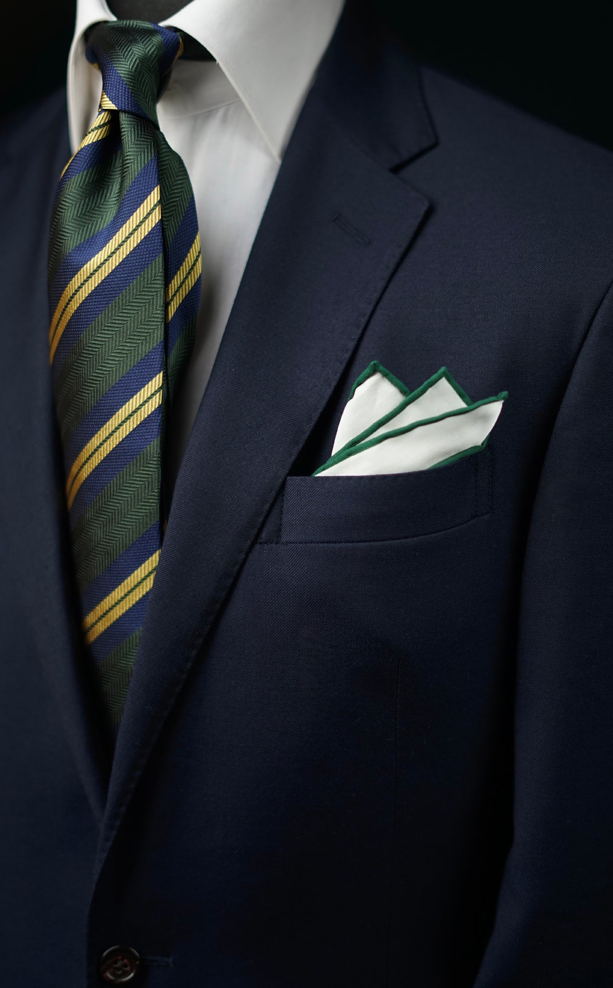 Selenia Green Silk Necktie