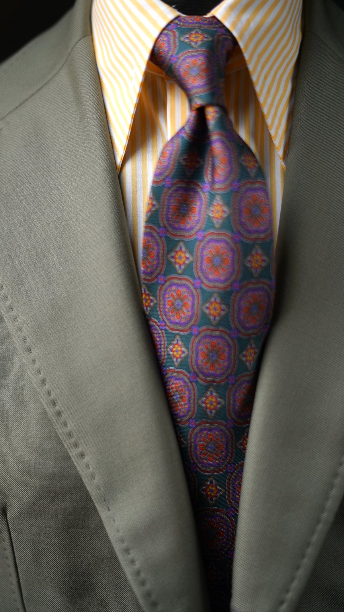 Gialla Lightweight 100% Cotton Point Collar Twill Dress Shirt MTO