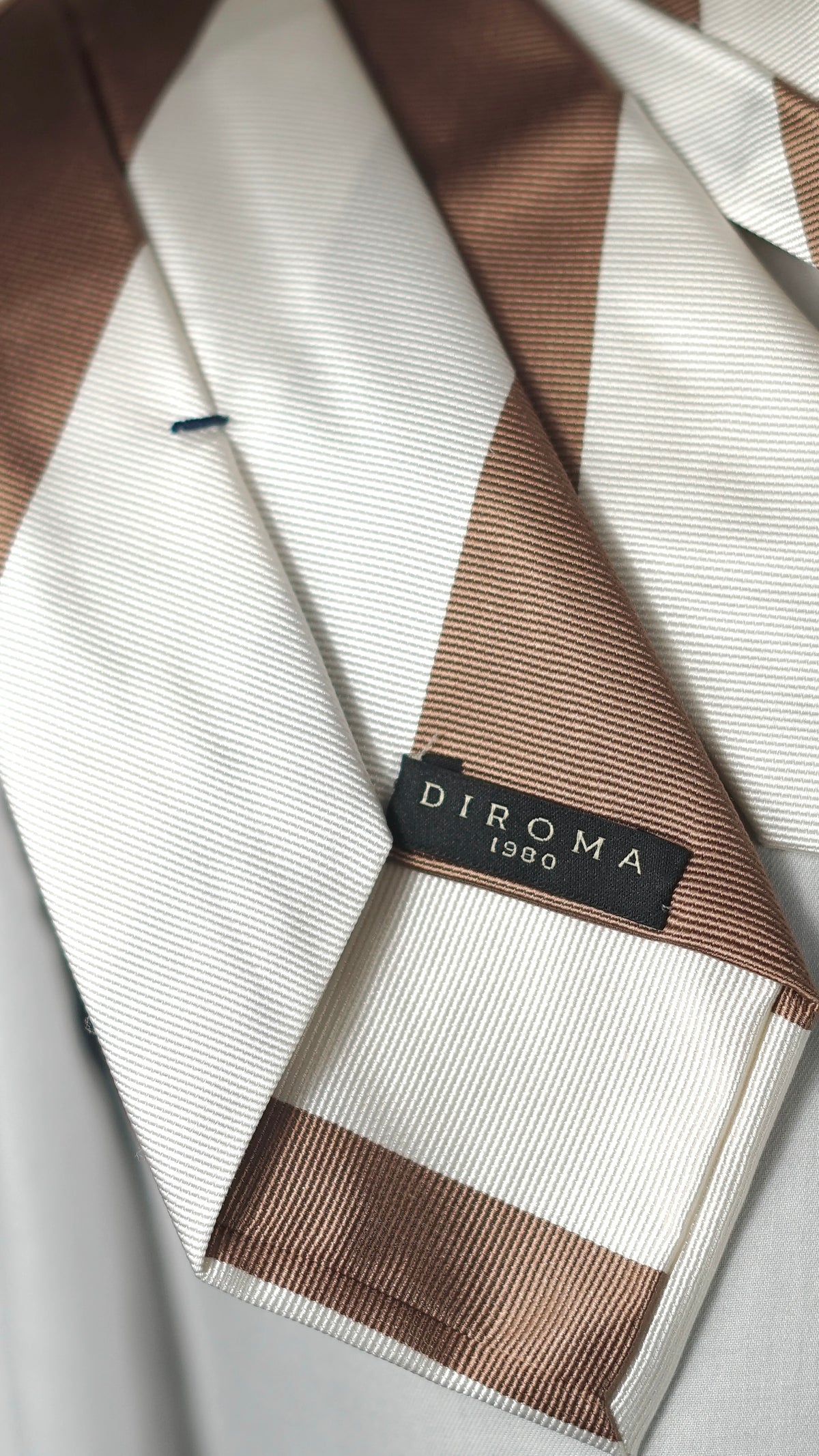 Avorio Taupe Silk Necktie