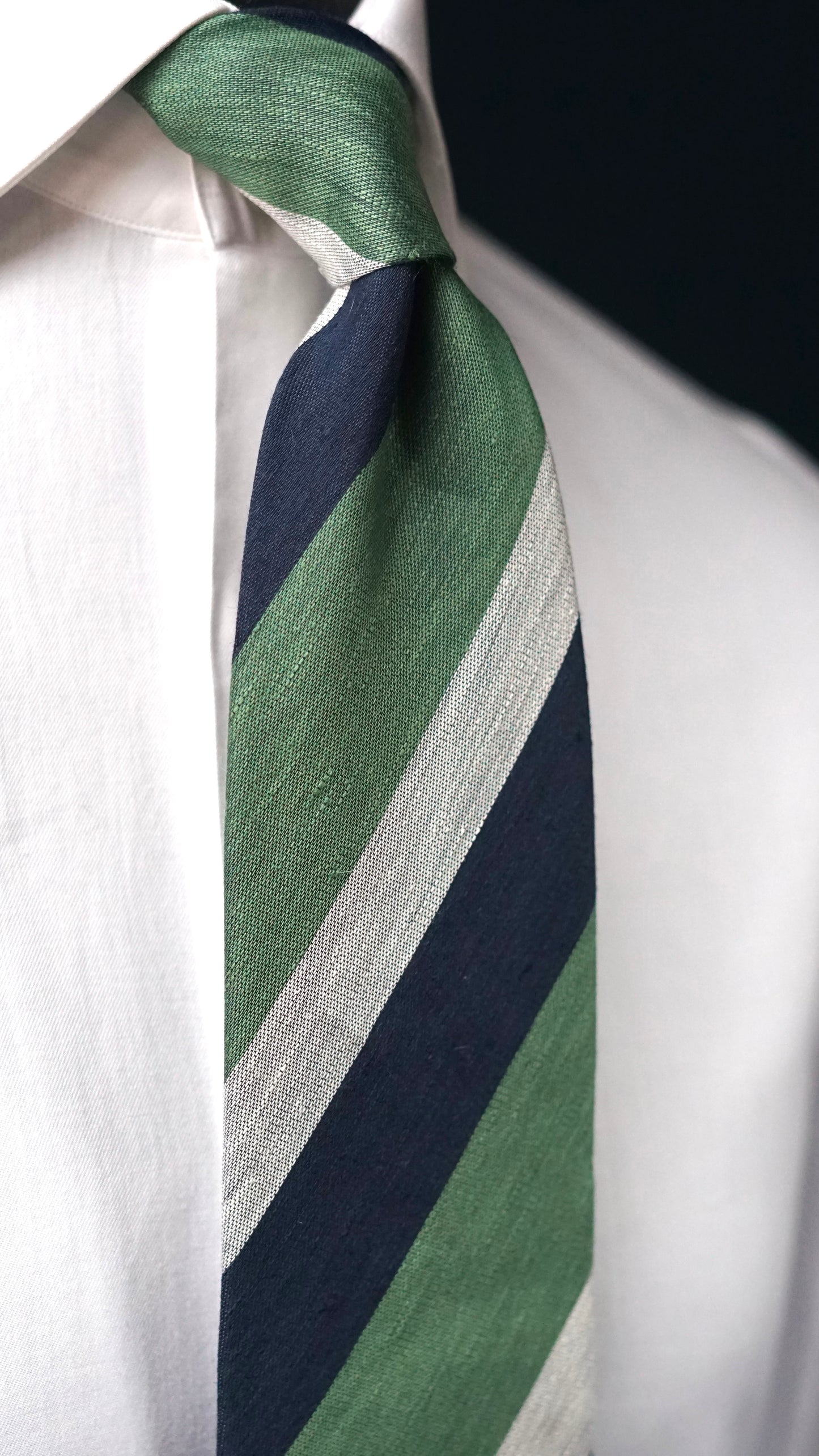 Iside Linen/Silk Necktie