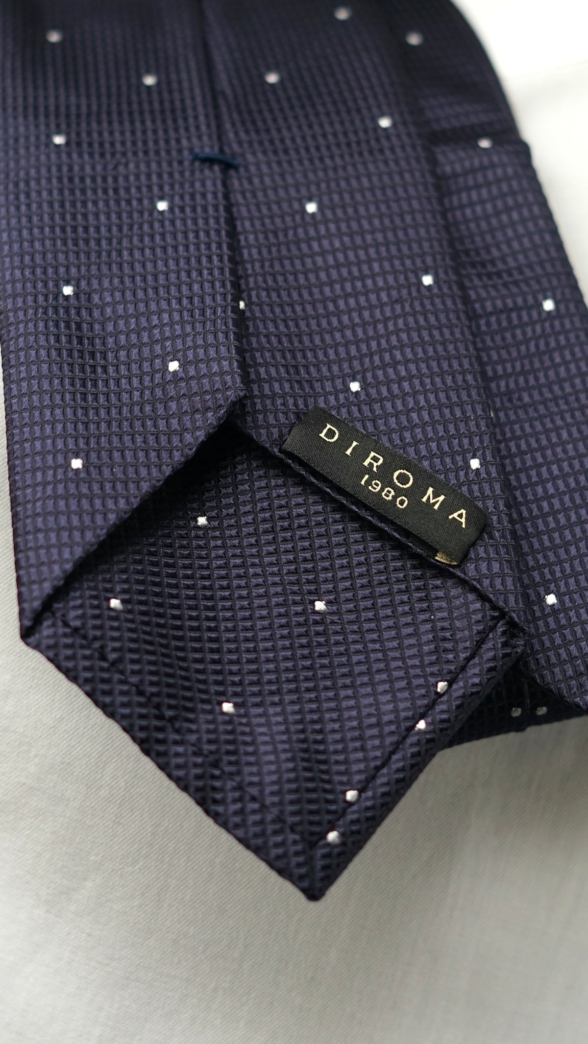 Catania Navy Silk Necktie