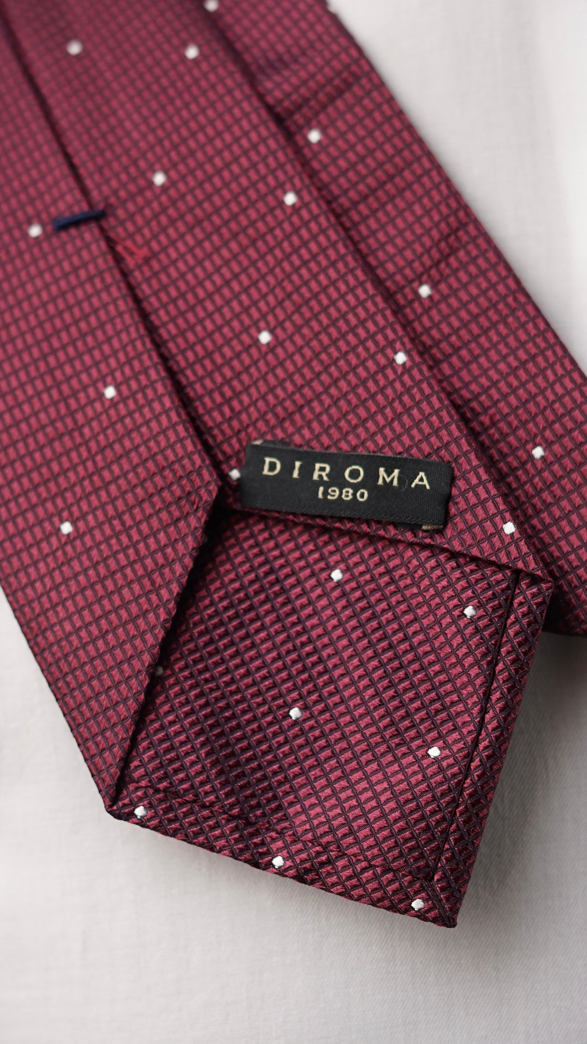 Catania Burgundy Silk Necktie