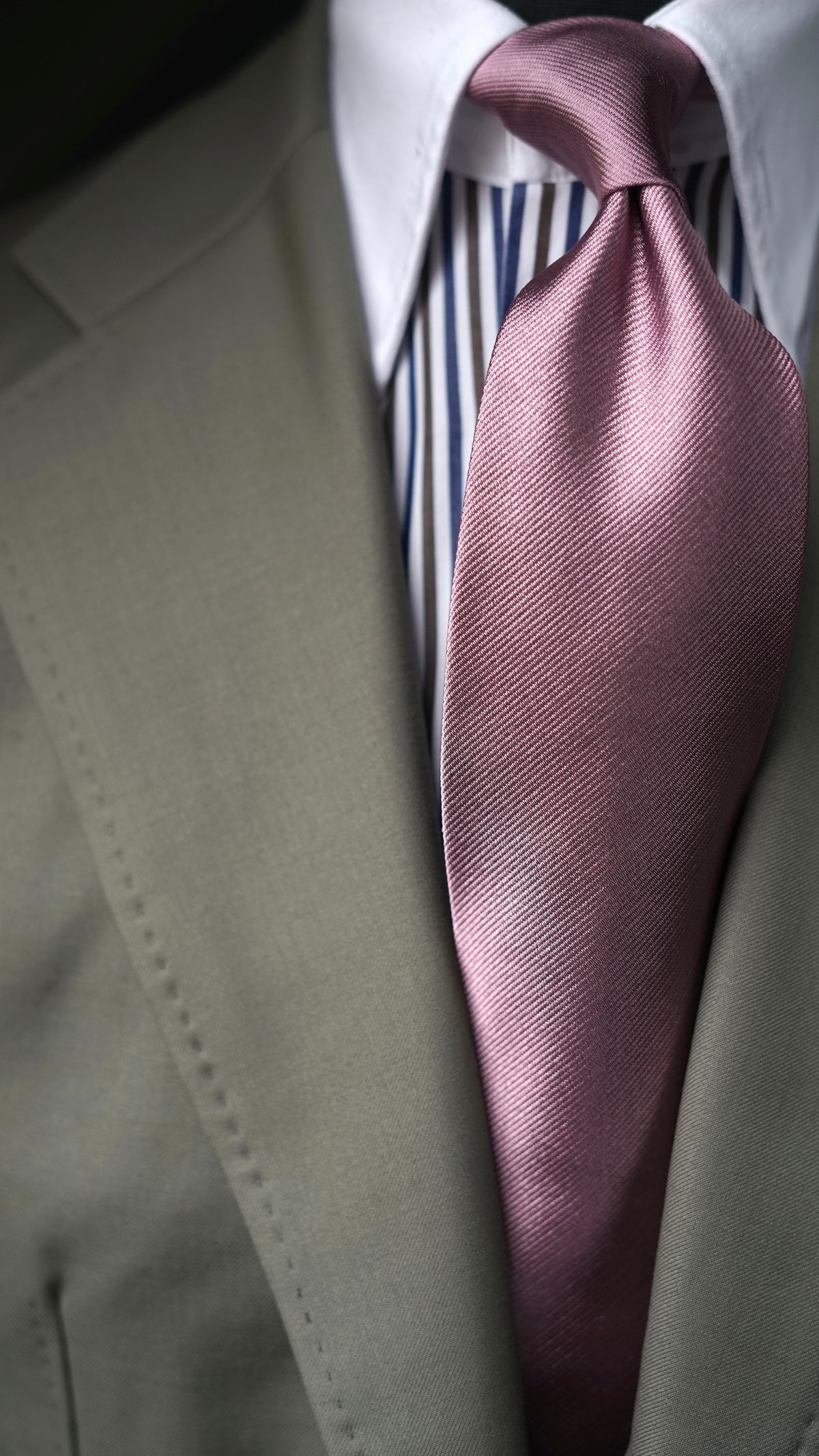 Dusty Rose Solida Silk Necktie
