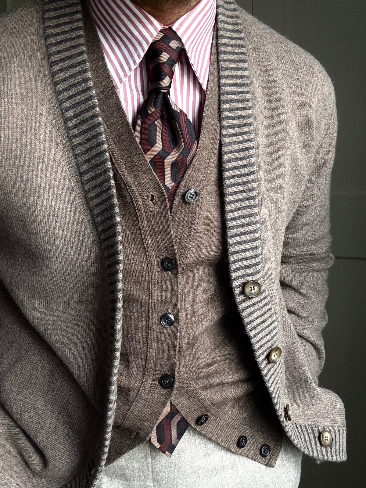 Callisto Light Brown Cardigan