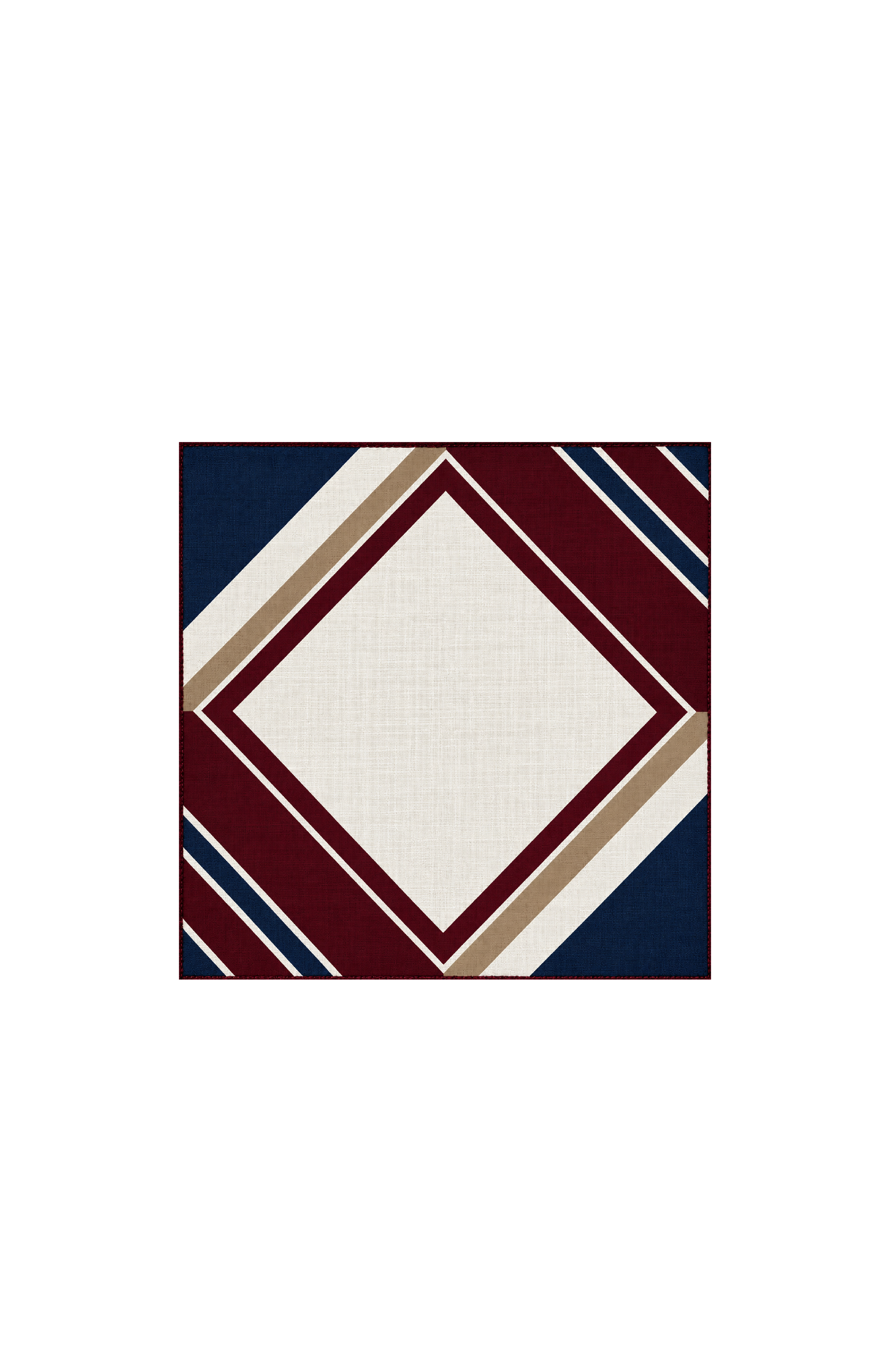 Amarena Light Wool Pocket Square