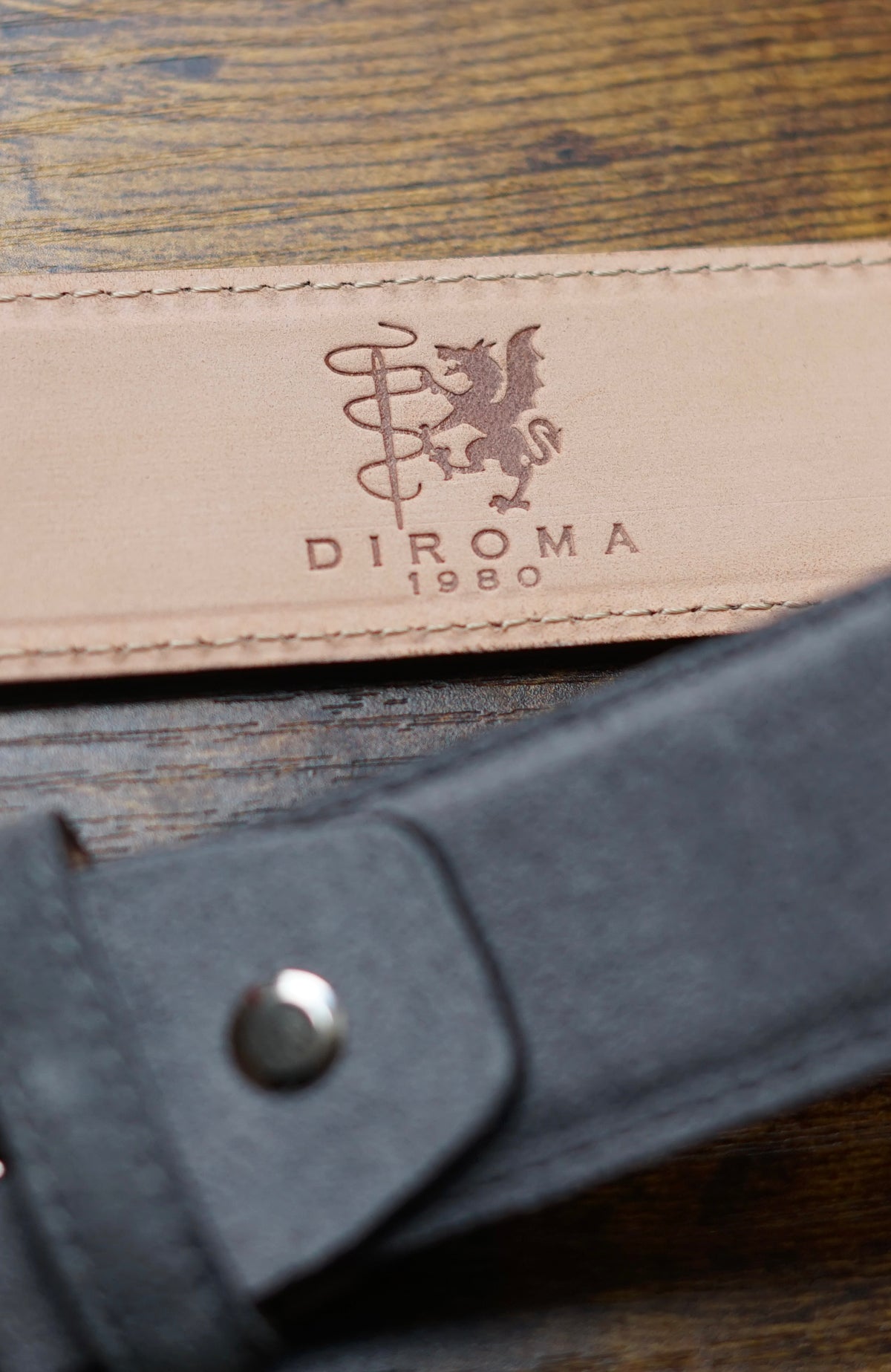 Nubuk Grey 100% Leather Belt