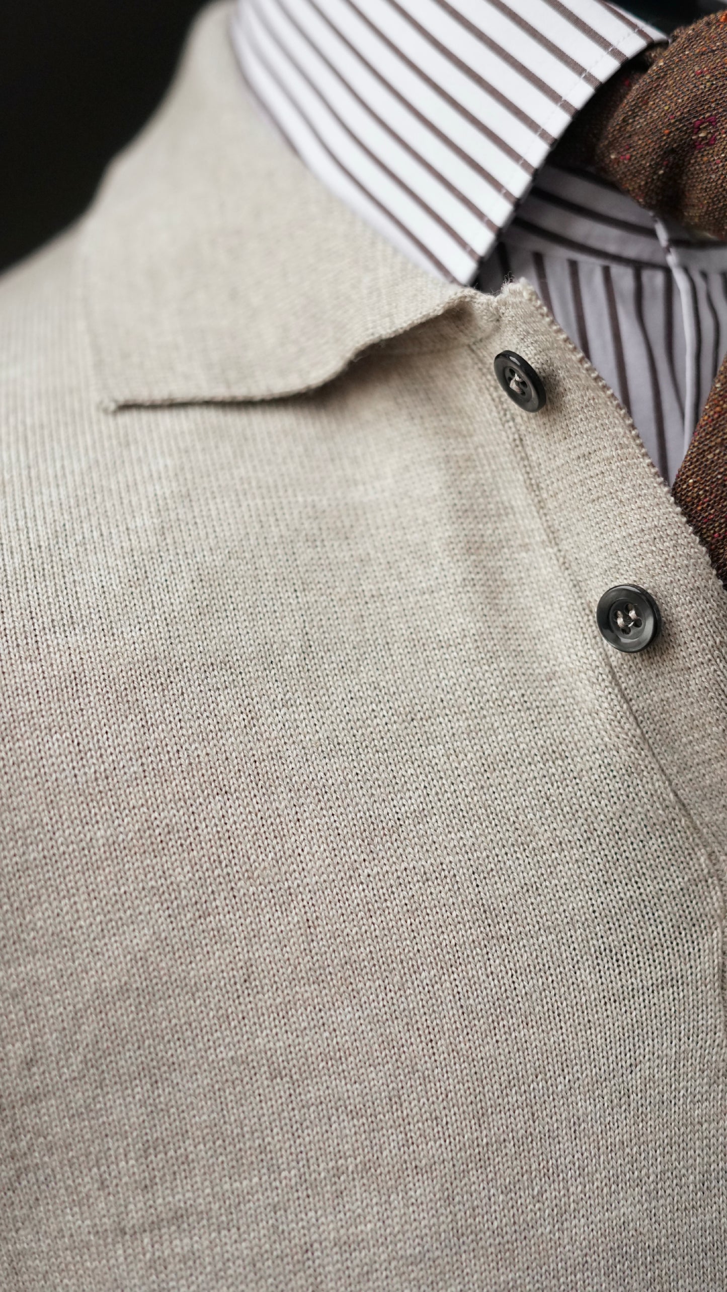 CREMA Polo Neck