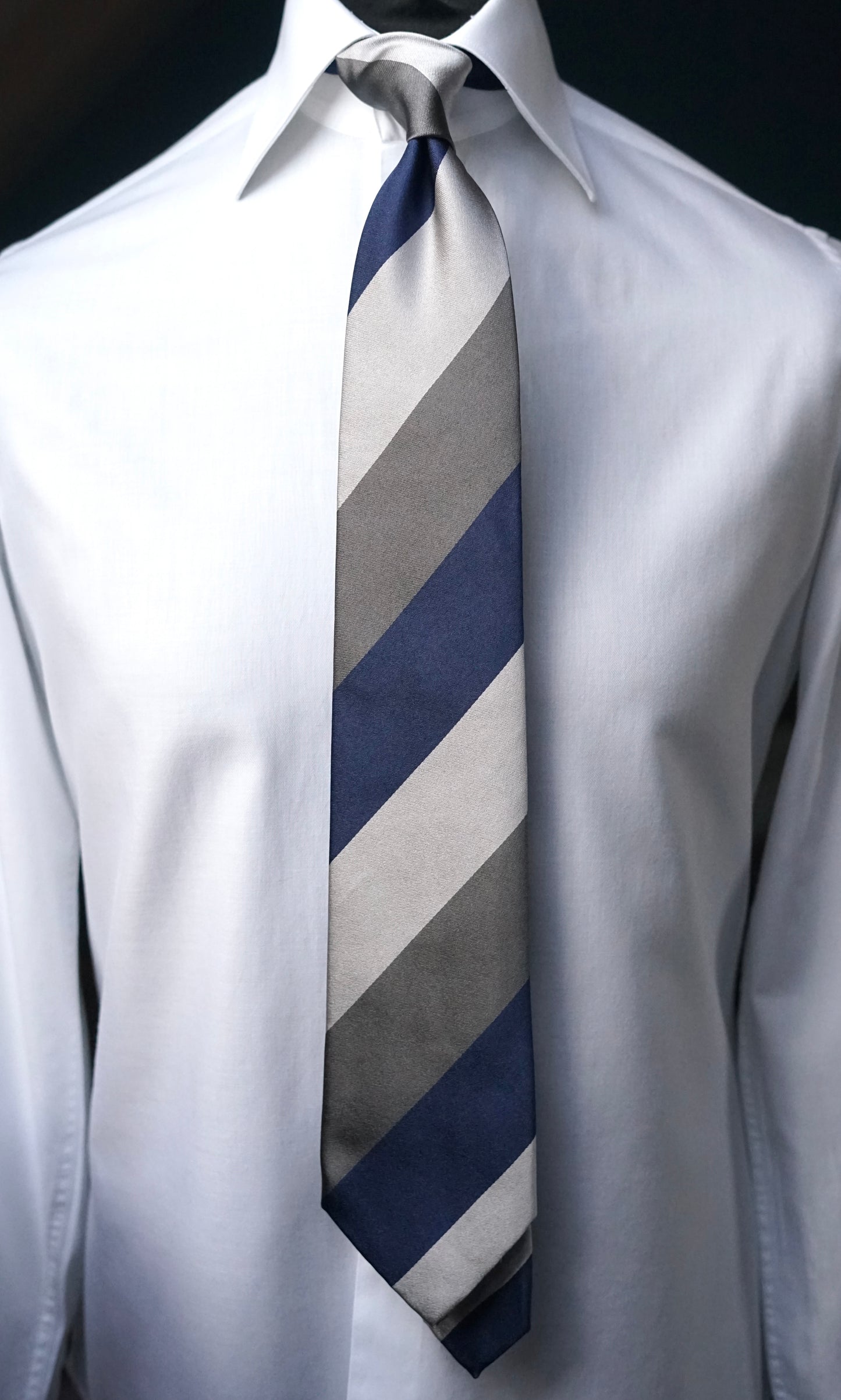 Raso Grigio Silk Necktie (Not Perfect But Worth it)