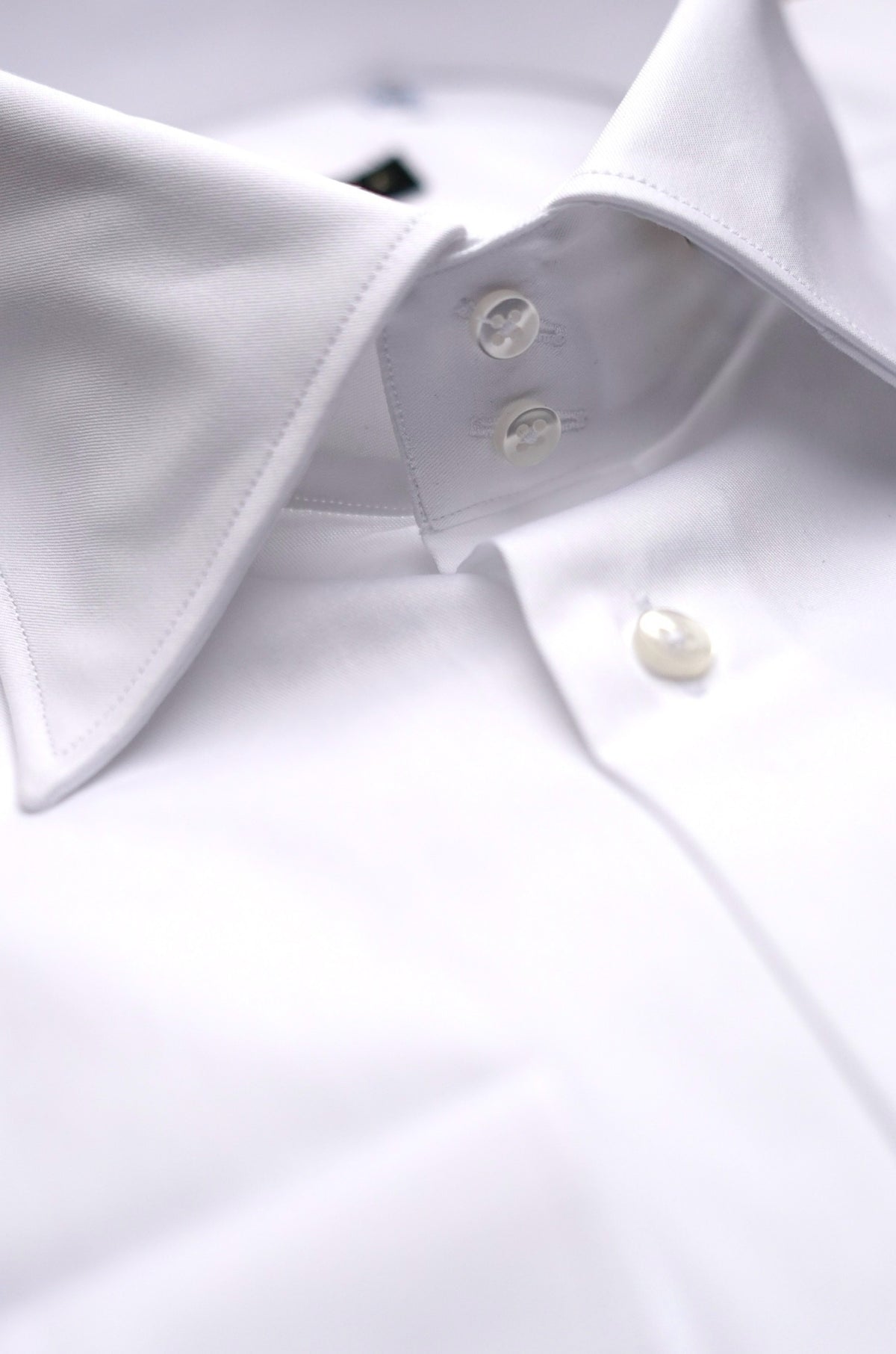 Bianca Classic Collar Twill Dress Shirt (Single Cuff)