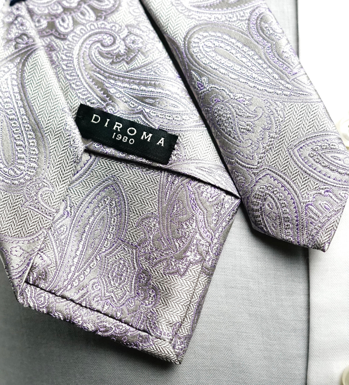 Lilla Silk Necktie