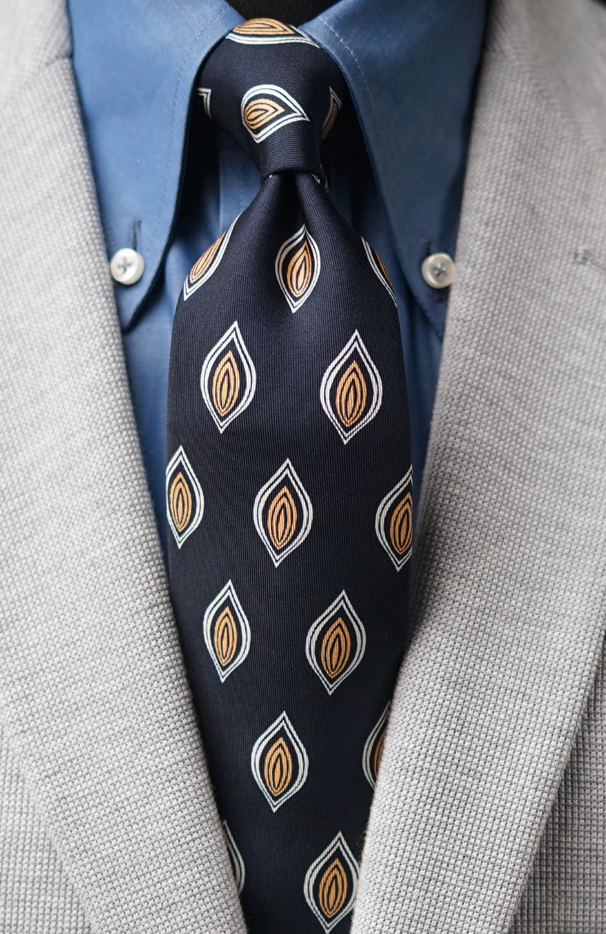 Mandorla Silk Necktie (Not perfect but worth it)