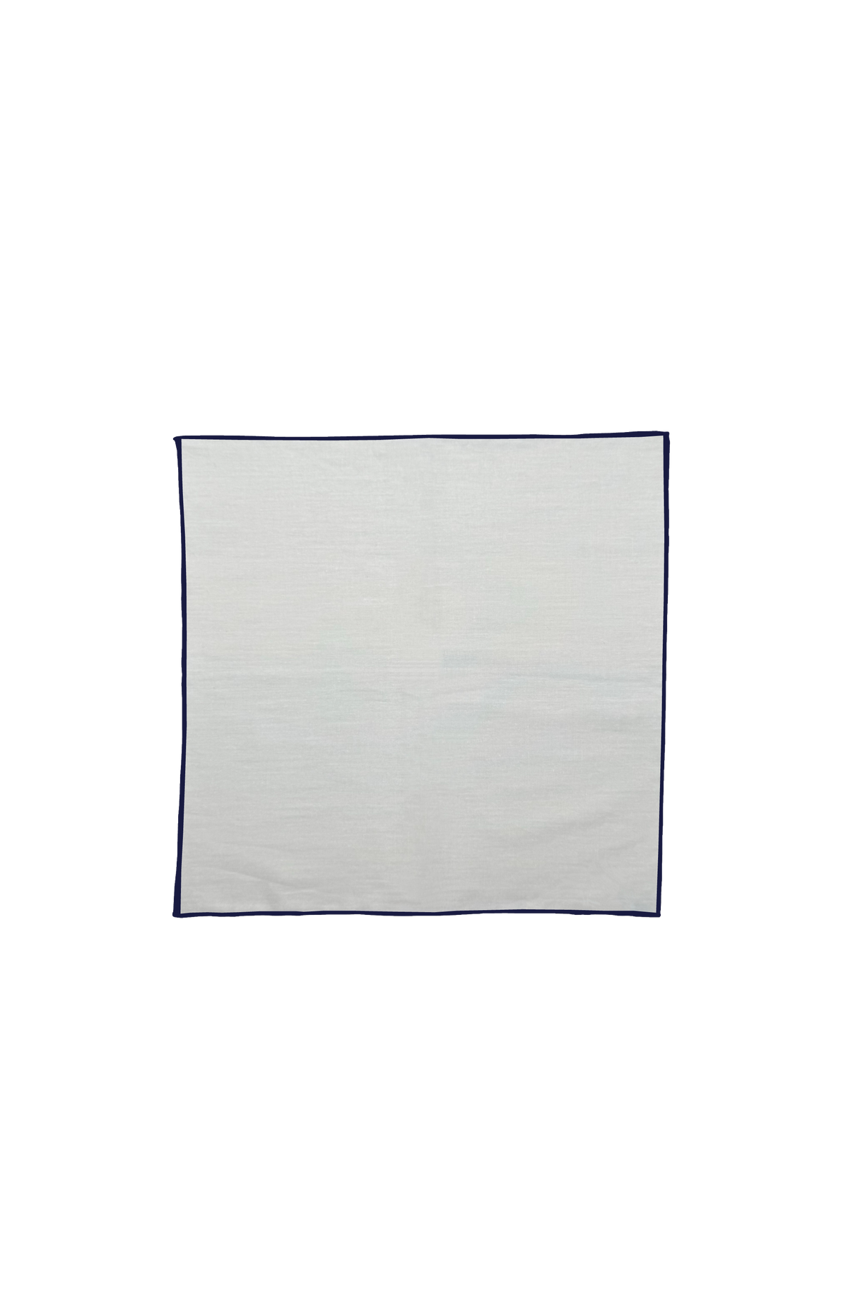 Navy Cotton Pocket Square