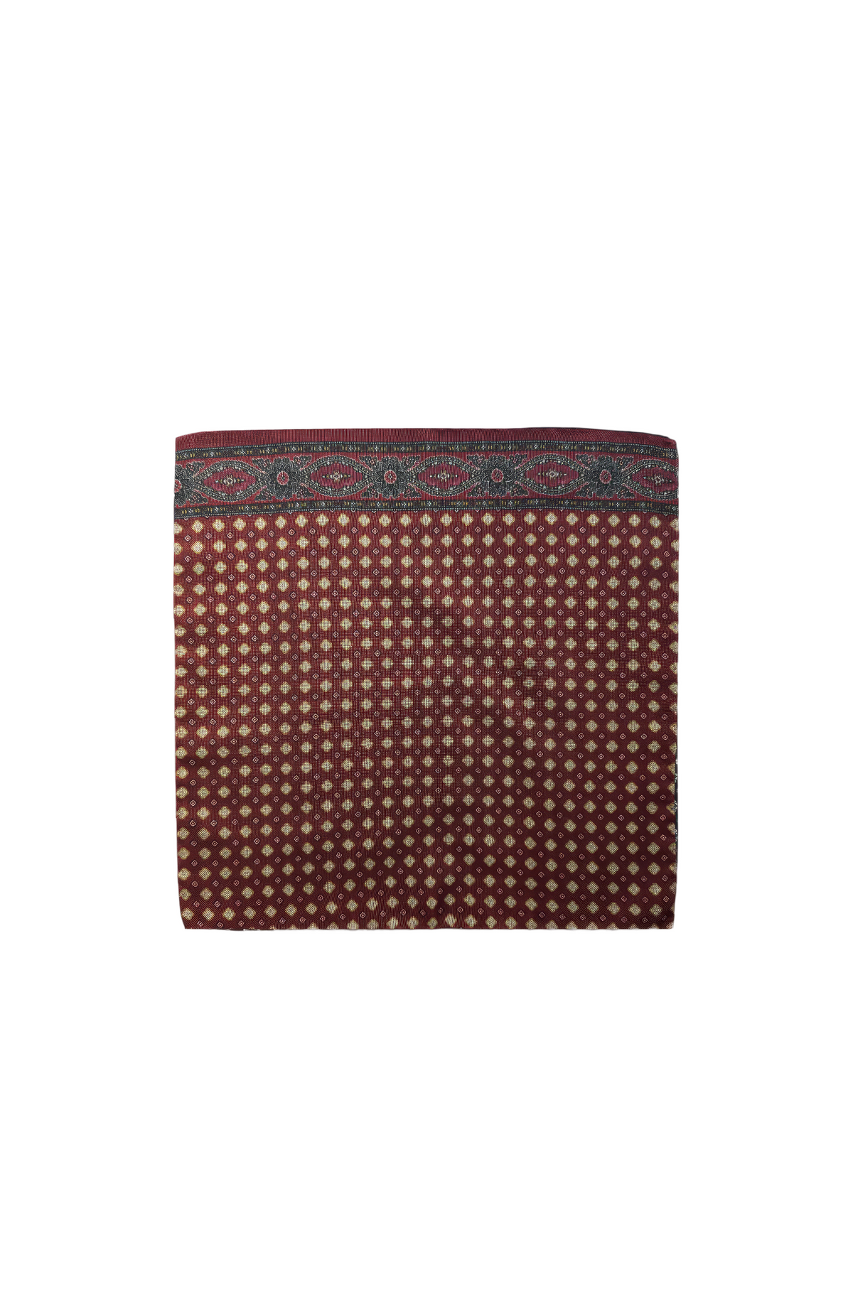 Ragone Wool One Side Edged Pocket Square