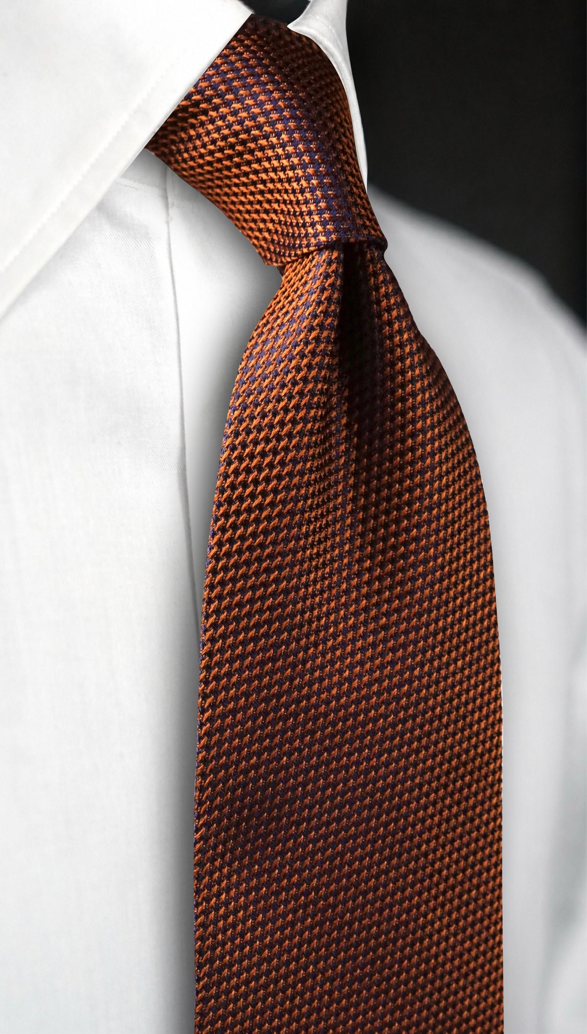 Terracotta Solida Silk Necktie