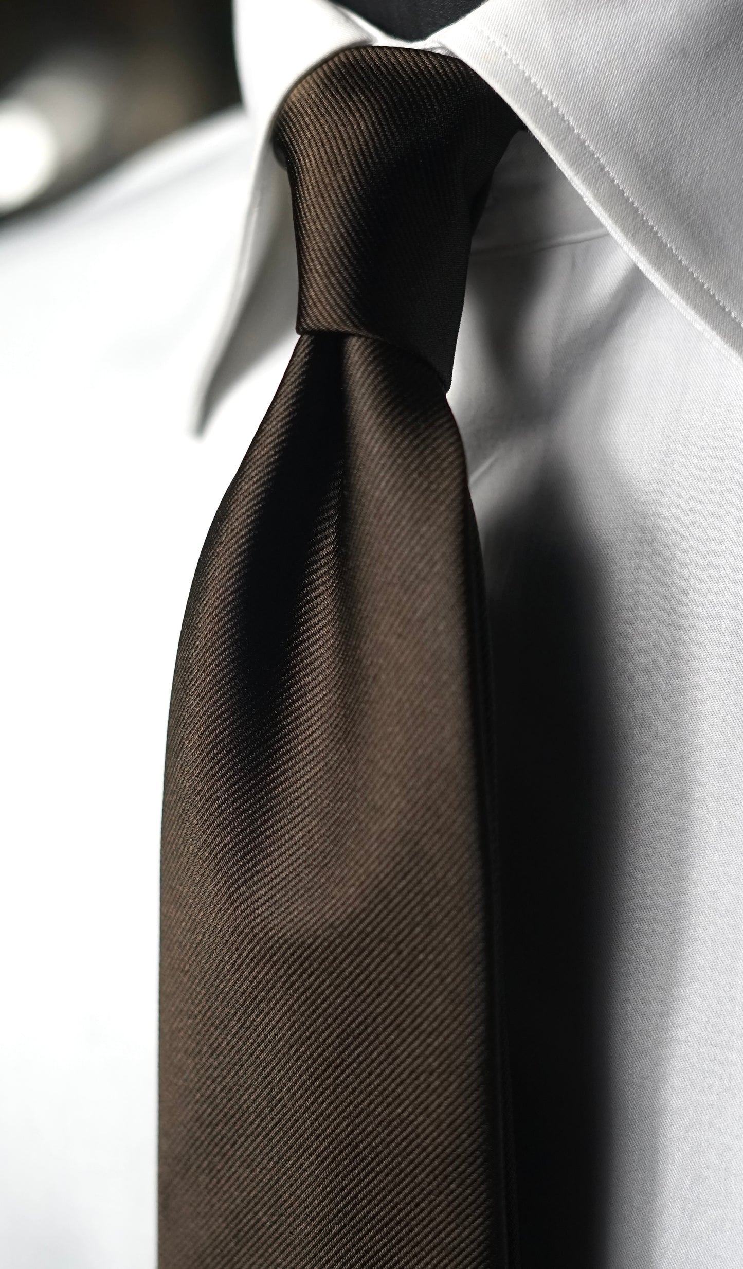 Fondente Solida Silk Necktie