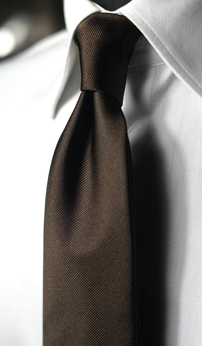 Fondente Solida Silk Necktie
