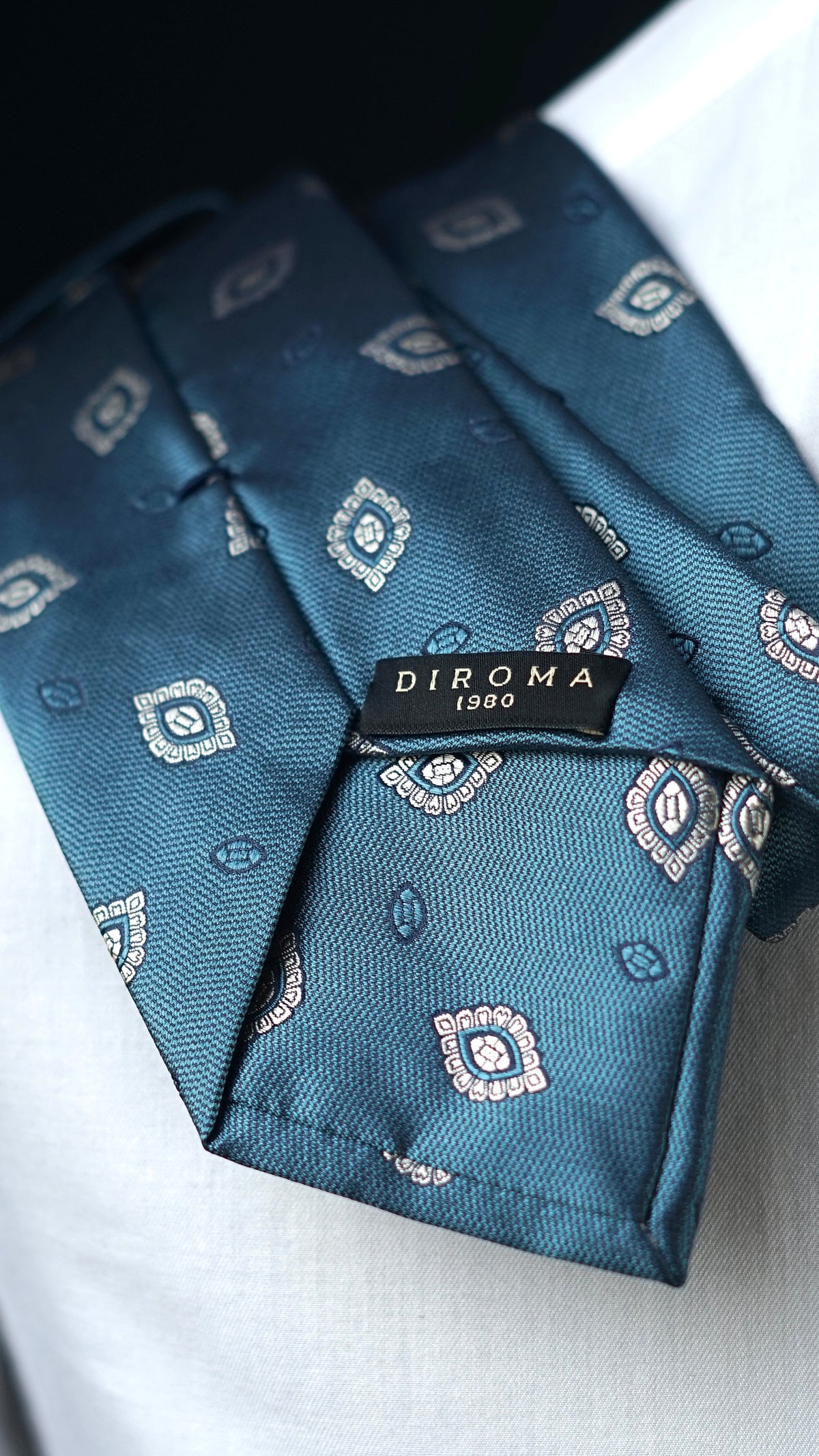 Pagota Teal Silk Necktie