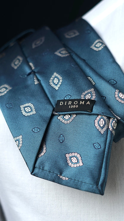 Pagota Teal Silk Necktie