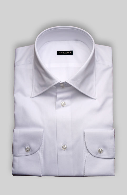 Bianca Twill Dress Shirt (Single Cuff)