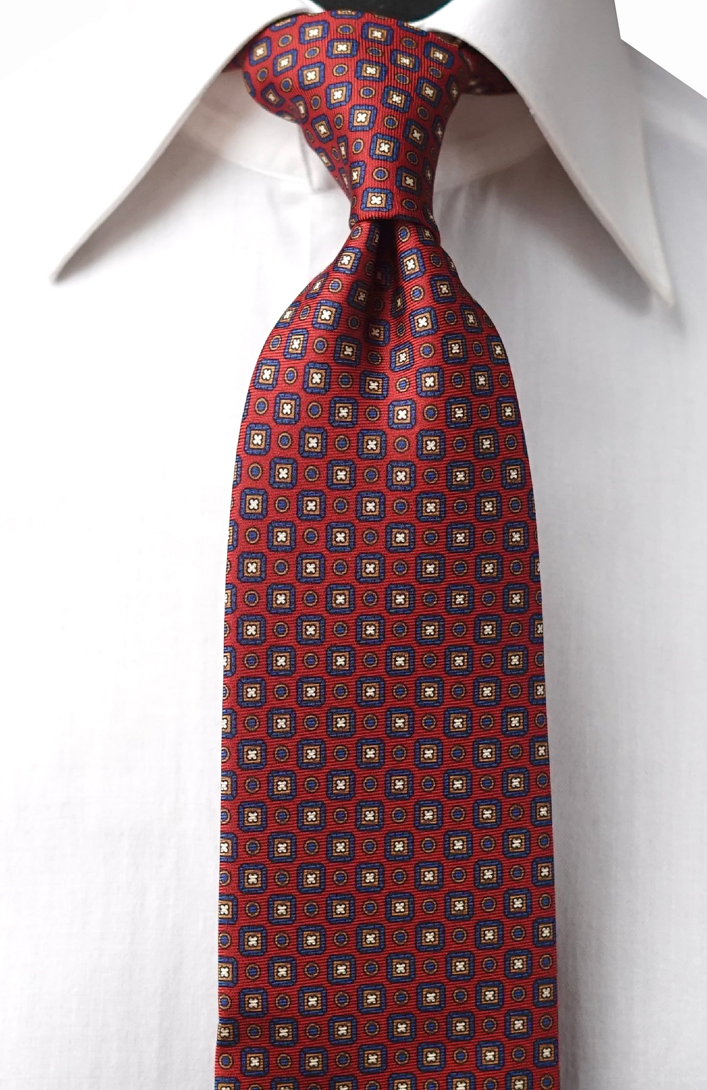 Brigitte Red Silk Necktie