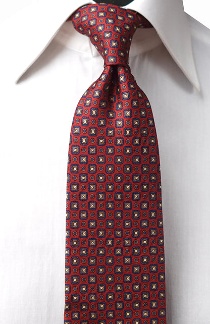 Brigitte Red Silk Necktie