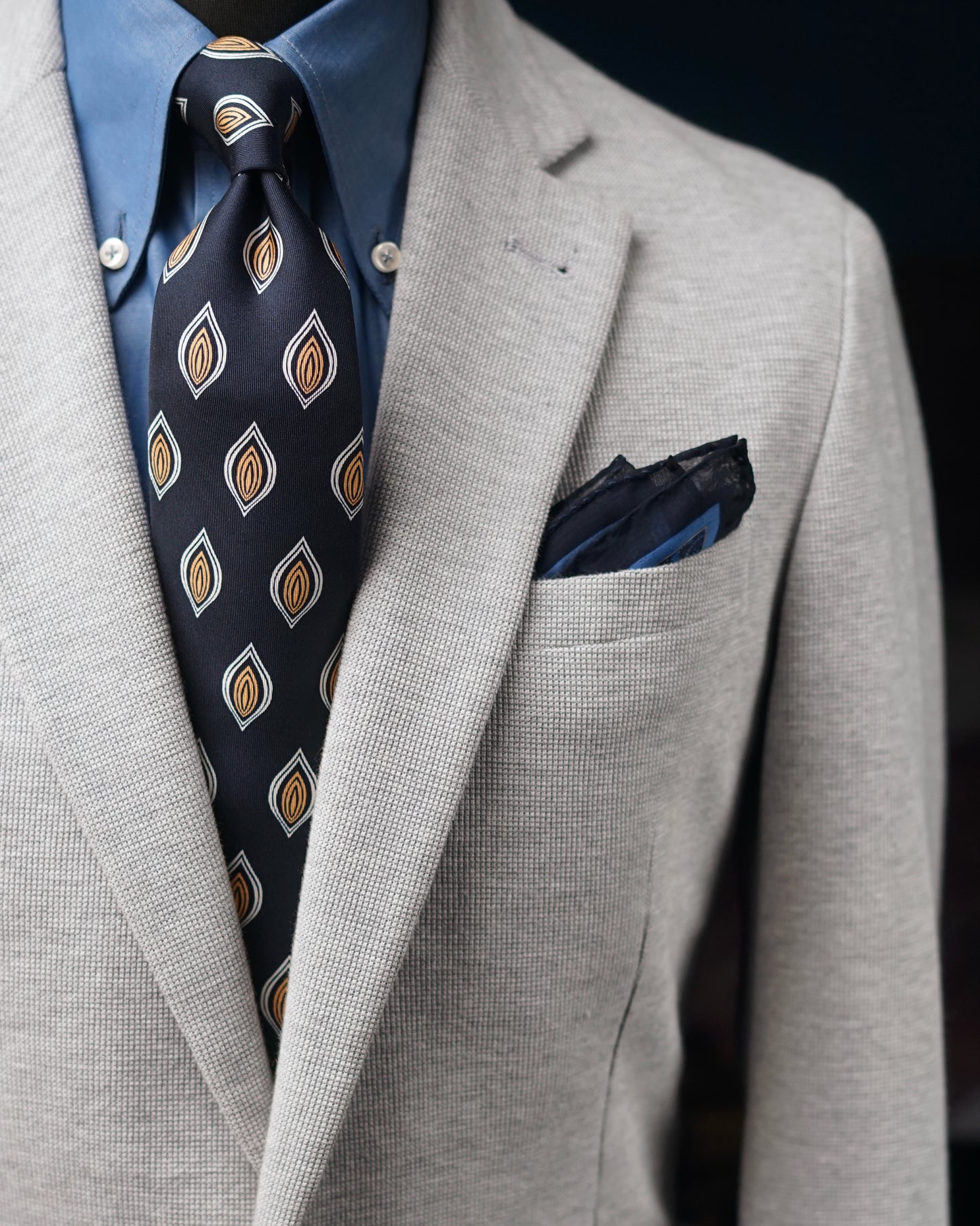 Mandorla Silk Necktie (Not perfect but worth it)