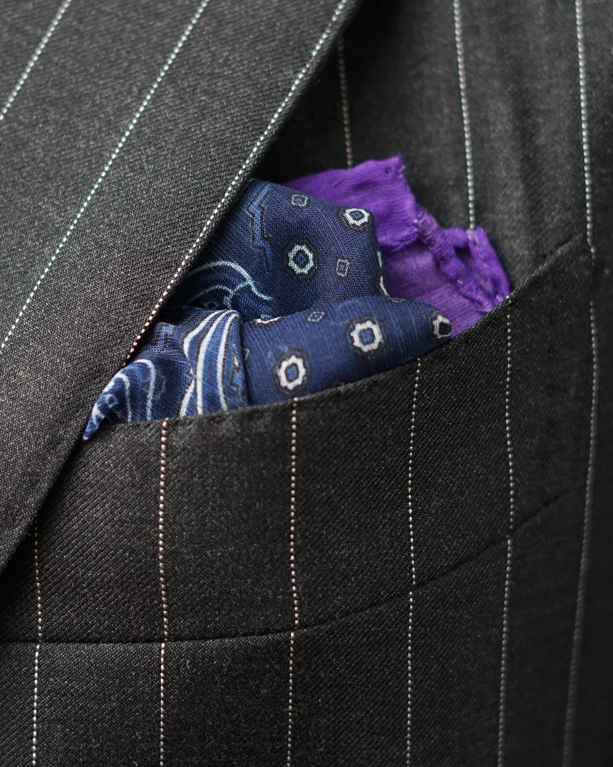 Viola Silk Pocket Square