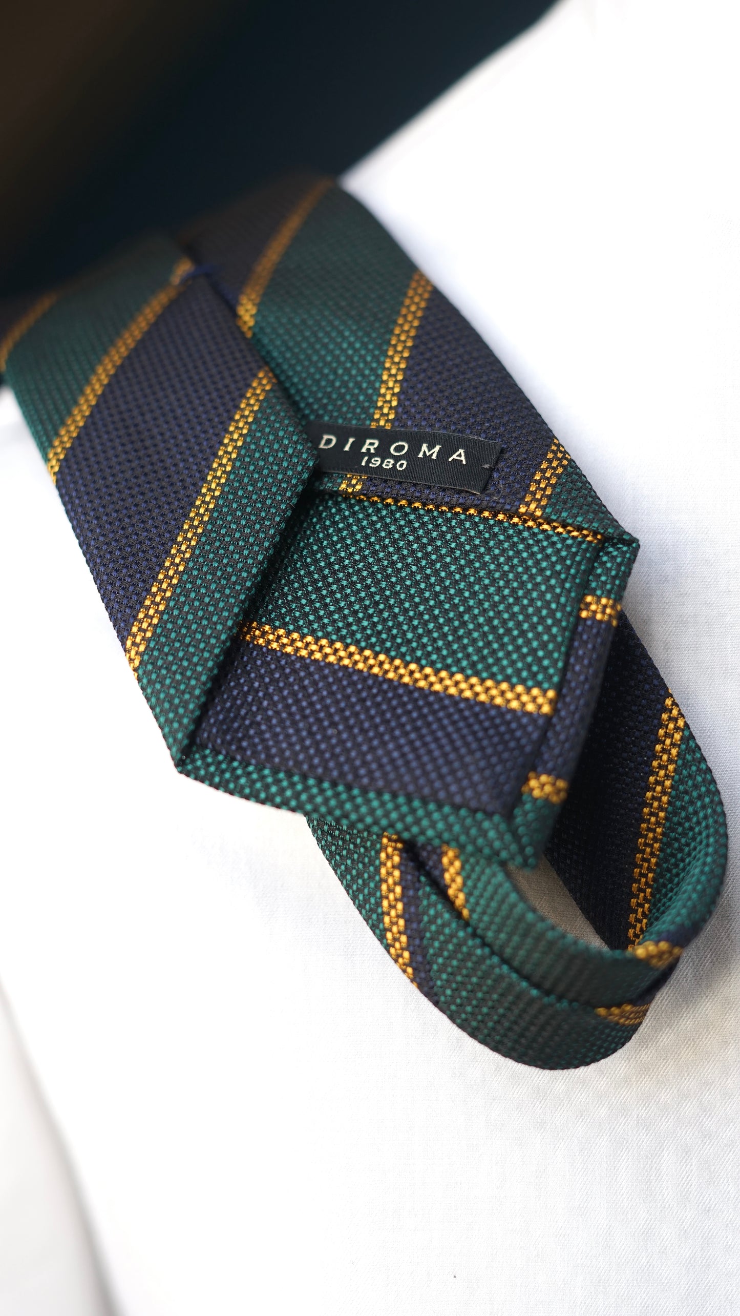 Capua Green Silk Necktie